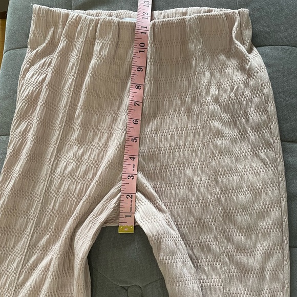 Sincerely Jules Textured Flare Leg Front Notched Pants - Picture 6 of 10